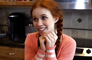 Pigtailed redhead in force age teenager gangbanged roughly