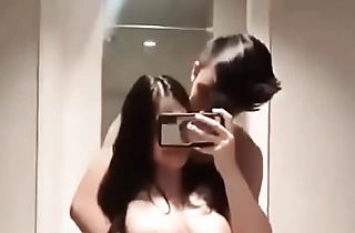 Lucky Indonesian Gay blade Have sex His Big Knockers Gf