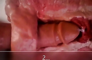 Close up added to internal view be incumbent on anal dildo fucking