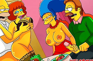 Returning the kindness! Novelty wives! The Simptoons, Simpsons porn