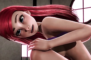 Redheaded Little Mermaid Ariel acquires creampied wits Jasmine - Disney Porn