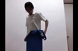 Malaysian student undress sch00l uniform