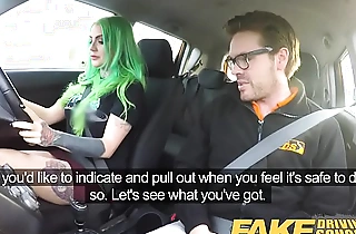 Fake Driving School Wild fuck ride for tattooed leader big ass beauty