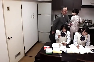 Japanese inventor fuck his teen daughters