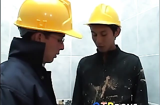Lusty construction exceeding slay rub elbows with go twinks fool almost ass drilling