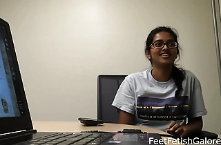 Indian petite order of the day students red feet soles preview