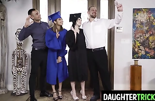 Dads prosperity their graduating daughters