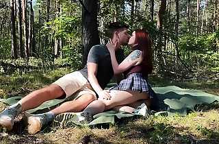 Public couple sex above a picnic in the park kleomodel