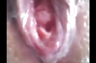 Very closeup squirting vagina - homemade