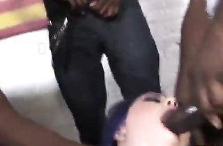 Larkin Love Black Cock Gangbang