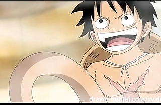 One two shakes of a lamb's tail manga - luffy heats up nami