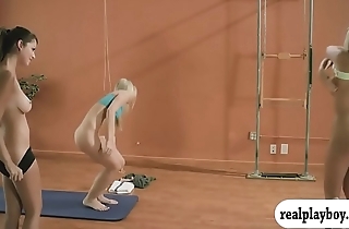 Sexy yoga innings give the man khloe terae